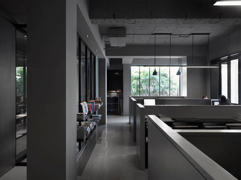 无人,办公室,横图,室内,白天,建筑,台湾,日光,亚洲,现代,灰色,隔断,建造,台北