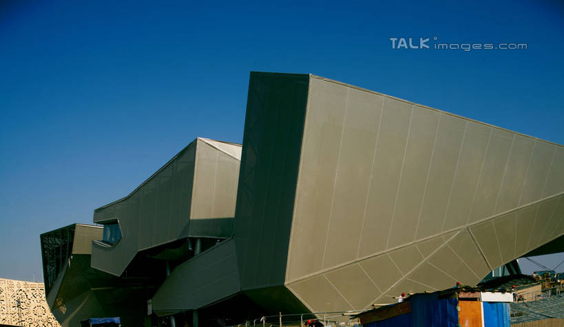 无人,横图,室外,白天,正面,旅游,度假,标志建筑,地标,建筑,上海,中国,亚洲,阴影,光线,纹路,纹理,影子,墙,娱乐,建设,墙壁,墙面,蓝色,蓝天,天空,阳光,天,享受,休闲,上海世博馆,世博馆,德国馆,上海世博会,世博,世博会,旅游胜地,放松,晴朗,申,东亚,上海市,万里无云,肌理,中华人民共和国,沪,华东地区,晴空,晴空万里,彩图,shylt1