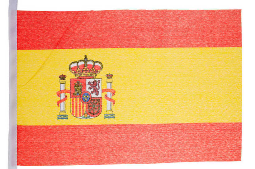 无人,横图,室内,特写,白天,白色背景,正面,哺乳动物,野生动物,狮子,静物,旗帜,国旗,皇冠,阴影,条纹,反射,英文,标志,丝绸,丝带,文字,影子,柱子,字符,字母,堡垒,城堡,缎带,标识,绸带,一个,黄色,红色,动物,摄影,影棚,单个,英文字母,权威,徽章,要塞,高贵,凶猛,国徽,权力,统治,设防,残暴,凶残,西班牙国旗,旗,王冠,彩图,影棚拍摄,拍摄,盾徽,西班牙国徽