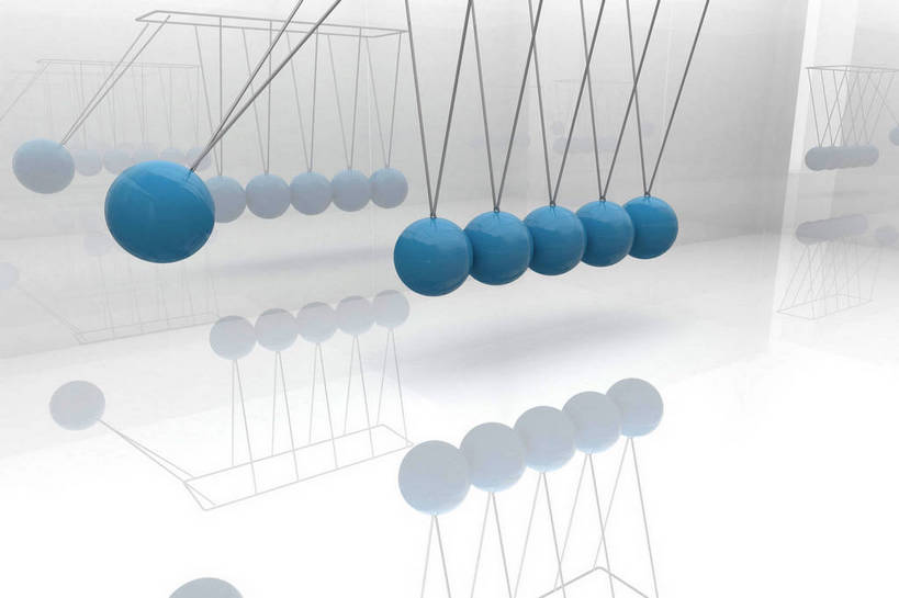 无人,横图,室内,白天,白色背景,正面,游戏,数码,科技,撞球,阴影,反射,网络,影子,高光,几何,计算机图形,玩,合成,娱乐,蓝色,休闲,益智,活动,碰撞,电脑合成图,数码合成图,合成图,发泄,消遣,智力,钢球,循环,牛顿摆,物理,写实,具体,具象,宣泄,力学,惯性,惯性钢球,牛顿摆球,摇摆球,撞撞球,玩耍,嬉戏,彩图