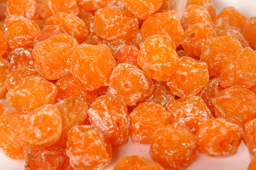 无人,横图,俯视,室内,特写,白天,餐桌,桌子,一堆,许多,阴影,堆叠,堆积,反射,影子,食品,很多,食物,腌制,甜食,橙色,蜜饯,餐台,堆,果脯,彩图,高角度拍摄,shjb1