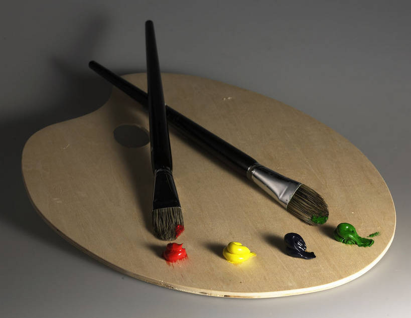 无人,横图,俯视,室内,特写,白天,绘画,桌子,静物,阴影,灰色背景,艺术,反射,木制,笔,影子,办公用品,文具,一个,黄色,红色,绿色,黑色,画笔,木制品,学习用品,摄影,影棚,单个,调色盘,颜料,文具用品,美术,两支,调色板,摄影棚,画具,彩图,高角度拍摄,影棚拍摄,拍摄,油画颜料,shjb1