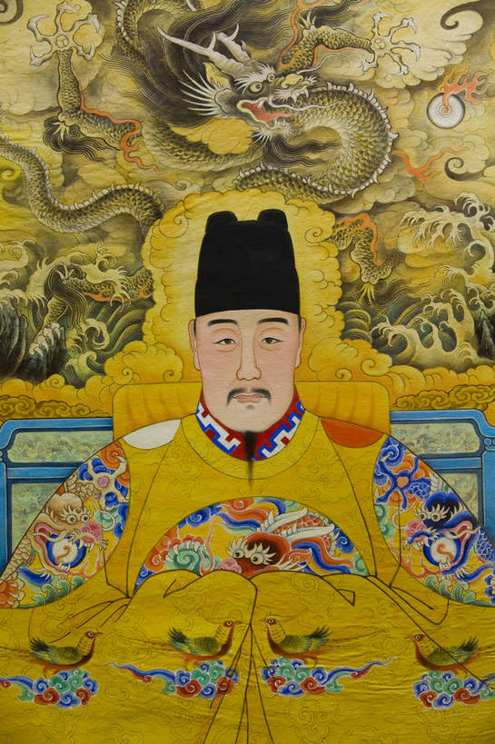 竖图,绘画,油画,北京,十三陵,中国,亚洲,艺术,龙,文化遗产,艺术品,首都,黄色,竖,皇帝,权威,水彩画,高贵,中国文化,东亚,中华人民共和国,北京市,京,北平,华北地区,权力,统治,权势,昌平区,天子,九五之尊,圣上,统治者,陛下,官家,势力,明十三陵,君主,天寿山,定陵,昌平,中国画,明成祖,永乐大帝,永乐帝,永乐皇帝,朱棣,bj174