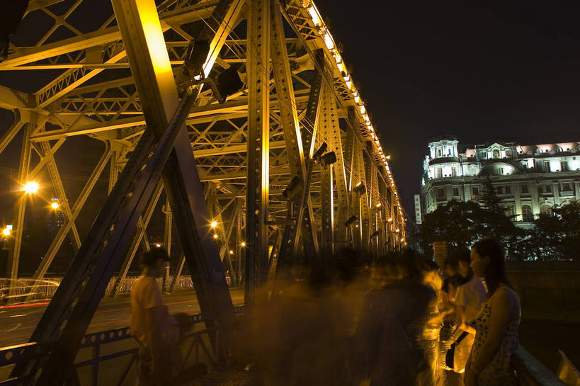 横图,彩色,室外,度假,美景,城市风光,城市,建筑,夜景,上海,中国,亚洲,结构,景观,桥,灯光,金黄,交通,娱乐,享受,休闲,景色,放松,摄影,东亚,中华人民共和国,夜,旅行,目的地,bj174