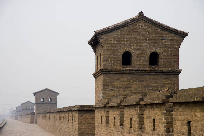 横图,彩色,室外,白天,旅游,建筑,平遥,中国,亚洲,瓦片,屋顶,历史,墙壁,古代,摄影,城楼,中国文化,东亚,山西省,中华人民共和国,古远,古代文明,彩图,旅行,目的地,传统文化,平遥古城,bj174