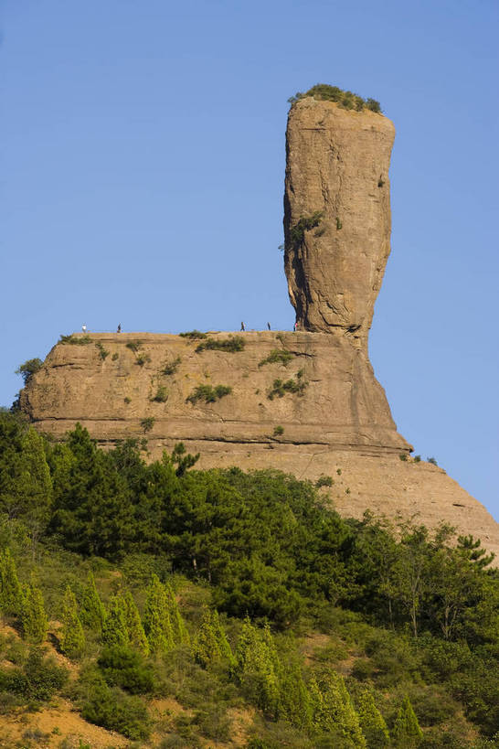 公园,竖图,室外,白天,石头,建筑,中国,亚洲,柱子,山峦,历史,古代,自然,旅游胜地,摄影,东亚,中华人民共和国,华北地区,河北,河北省,冀,承德,承德市,古远,彩图,磬锤峰,棒槌山,磬锤峰国家级森林公园,bj174