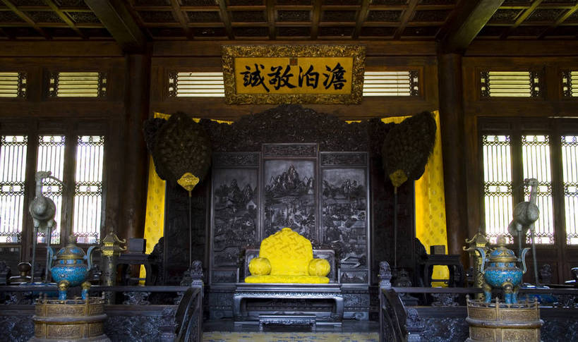 宫殿,横图,室内,白天,湖,建筑,避暑山庄,中国,亚洲,房屋,历史,古代,旅游胜地,摄影,鼎,东亚,世界文化遗产,中华人民共和国,华北地区,河北,河北省,冀,宝座,承德,承德市,古远,龙椅,展馆,彩图,承德避暑山庄,承德离宫,热河行宫,bj174