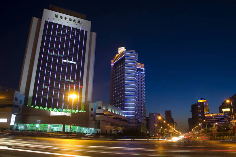 高楼大厦,横图,室外,城市风光,城市,建筑,霓虹灯,照明,中国,亚洲,现代化,旅游胜地,摄影,东亚,辽宁,沈阳,中华人民共和国,彩图,bj174