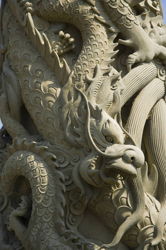 竖图,室外,白天,石头,建筑,雕塑,泰山,中国,亚洲,龙,柱子,历史,山东,石雕,古代,旅游胜地,摄影,东亚,中华人民共和国,古远,彩图,bj174