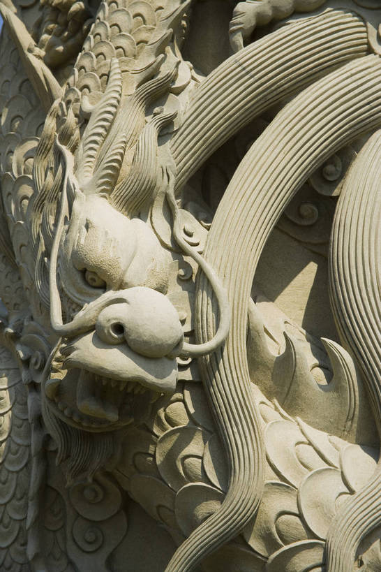 竖图,室外,白天,石头,建筑,雕塑,泰山,中国,亚洲,龙,柱子,历史,山东,石雕,古代,旅游胜地,摄影,东亚,中华人民共和国,古远,彩图,bj174