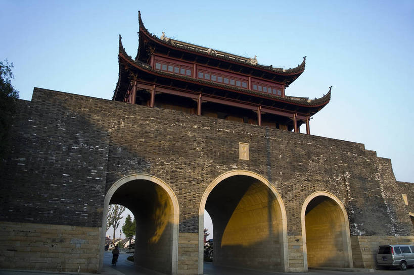 横图,彩色,室外,白天,旅游,度假,名胜古迹,标志建筑,地标,建筑,中国,遗迹,图片,建筑群,古典,古迹,文物,娱乐,城门,建设,城墙,古建筑,江苏,苏州,享受,休闲,旅游胜地,放松,摄影,城楼,中国文化,古文明,东亚,门楼,旅行,传统文化,bj174