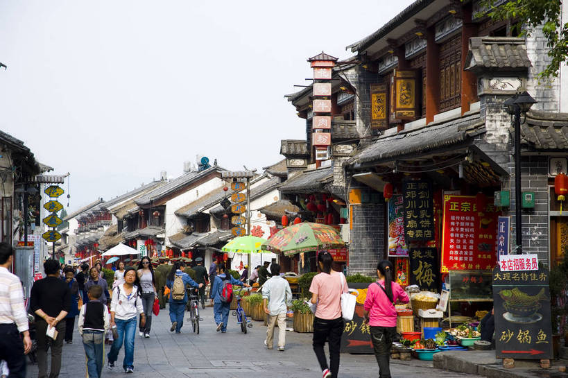 横图,室外,白天,旅游,标志建筑,地标,建筑,大理,中国,亚洲,民俗,景观,文化遗产,建筑群,古典,建设,云南,民居,特色,古镇,景色,人文景观,中国文化,东亚,中华人民共和国,民族建筑,古代文明,旅行,传统文化,bj174