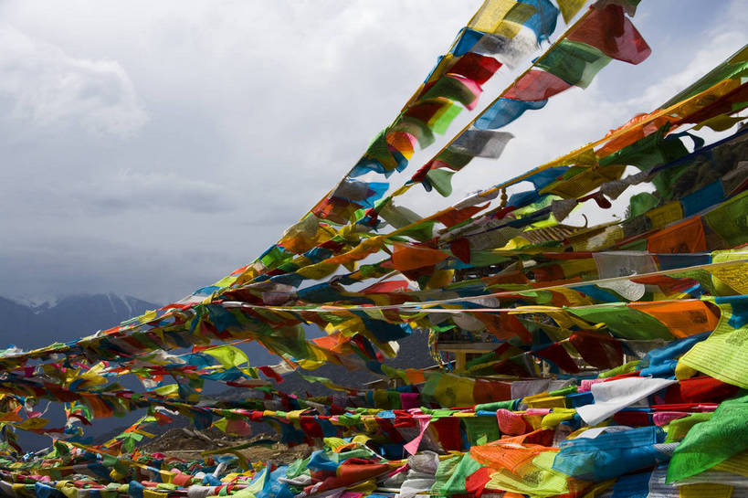 横图,彩色,特写,旅游,香格里拉,中国,亚洲,局部,梅里雪山,云南,经幡,民居,特色,摄影,佛教,文明,中国文化,东亚,德钦县,中华人民共和国,旅行,传统文化,bj174