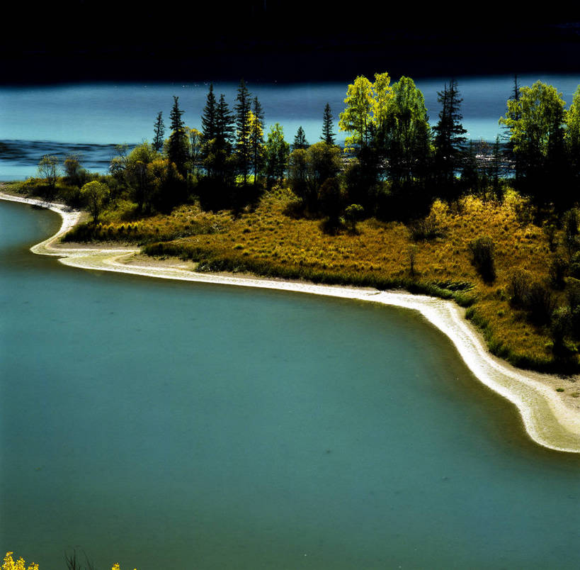 横图,俯视,湖泊,树林,中国,亚洲,绿色的,绿色,竖,摄影,矗立,耸立,东亚,新疆,阿勒泰地区,布尔津县,伊犁,中华人民共和国,挺立,新疆维吾尔自治区,西北地区,阿勒泰,阿勒泰市,伊犁哈萨克自治州,秋天,彩图,布尔津,哈巴河,哈巴河县,喀纳斯综合自然景观保护区,新,bj174