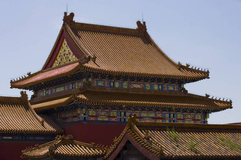 故宫,宫殿,横图,彩色,室外,特写,白天,旅游,度假,名胜古迹,标志建筑,地标,建筑,北京,中国,亚洲,风俗,遗迹,图片,墙,庭院,屋顶,文化遗产,建筑群,院子,古典,瓦,古迹,历史,文化,文物,娱乐,建设,传统,城墙,古建筑,墙壁,墙面,蓝天,紫禁城,享受,休闲,旅游胜地,放松,精神,摄影,古代建筑,皇帝,坚硬,权威,宫廷,象征,高贵,近景,防御,古文明,东亚,中华人民共和国,权力,统治,威严,权势,王宫,古代文明,制度,天子,坚固,九五之尊,圣上,统治者,陛下,官家,势力,旅行,皇宫,传统文化,bj174