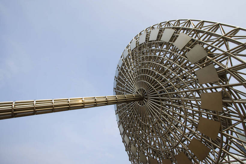 横图,彩色,室外,特写,白天,旅游,度假,仪器,名胜古迹,标志建筑,地标,建筑,上海,中国,亚洲,局部,遗迹,科学,景观,古迹,文物,娱乐,建设,古建筑,地标建筑,享受,休闲,旅游胜地,放松,摄影,部分,科技馆,日晷,古文明,东亚,中华人民共和国,旅行,bj174