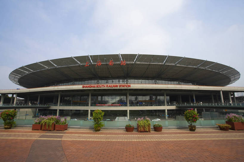 火车站,横图,彩色,室外,特写,白天,旅游,建筑,车站,上海,中国,亚洲,交通,现代建筑,地标建筑,运输,摄影,申,东亚,徐汇区,上海南站,上海市,中华人民共和国,沪,华东地区,旅行,上海火车南站,bj174