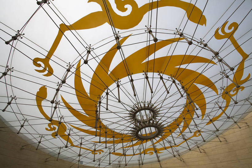 无人,横图,彩色,室内,白天,旅游,天花板,三亚,中国,亚洲,屋顶,文化遗产,海湾,海南,摄影,海南省,四川省,中国文化,东亚,四川,成都,成都市,三亚市,中华人民共和国,华南地区,省会,西南地区,川,琼,青羊区,旅行,亚龙湾,传统文化,亚龙湾国家旅游度假区,金茂三亚丽思卡尔顿酒店,金沙遗址,三亚金茂丽思卡尔顿酒店,bj174