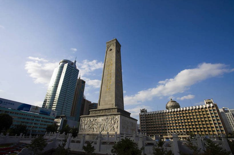 无人,横图,彩色,室外,特写,白天,旅游,度假,美景,城市风光,城市,建筑,中国,亚洲,景观,纪念碑,娱乐,现代建筑,人民广场,享受,休闲,景色,放松,摄影,东亚,乌鲁木齐,新疆,中华人民共和国,旅行,bj174