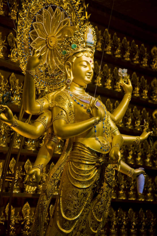 无人,竖图,彩色,室内,特写,白天,智慧,雕塑,三亚,中国,亚洲,神话,雕像,佛像,景观,文化,佛,海南,竖,摄影,宗教,观音,中国文化,传说,金像,东亚,菩萨,千手观音,观音菩萨,中华人民共和国,慈悲,中国神话,观世音,观世音菩萨,观音大士,观自在菩萨,南山文化旅游区,千手观音菩萨,传统文化,bj174