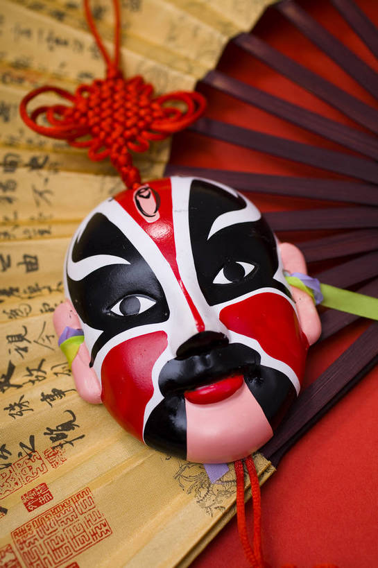 无人,竖图,彩色,室内,静物,中国,装饰,扇子,书法,图片,艺术品,装饰品,两个,脸谱,中国结,竖,摄影,礼品,中国文化,京剧,东亚,影棚拍摄,传统文化,bj174