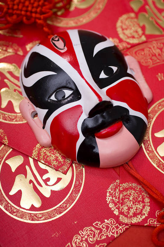 无人,竖图,彩色,室内,静物,中国,花纹,装饰,图案,图片,艺术品,装饰品,两个,脸谱,中国结,竖,摄影,礼品,中国文化,京剧,东亚,影棚拍摄,传统文化,bj174