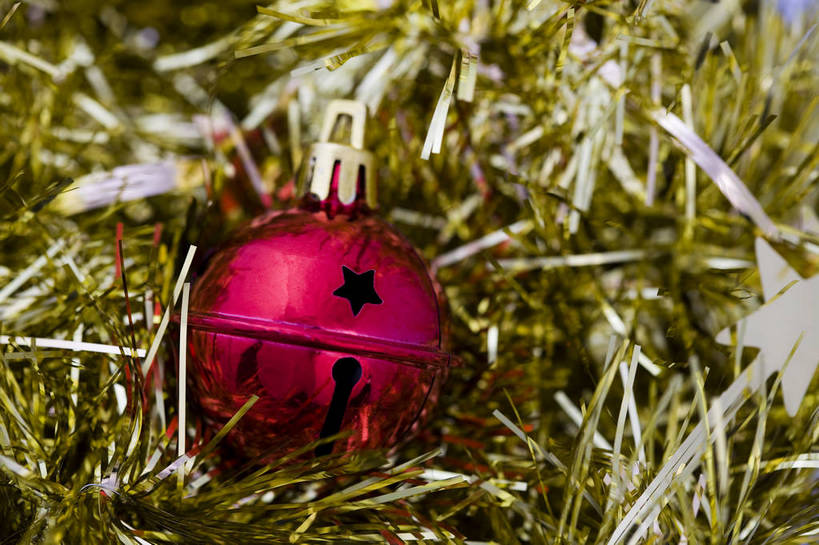 无人,横图,彩色,室内,静物,中国,装饰,铃铛,图片,艺术品,圣诞,彩球,球,装饰品,一个,摄影,礼品,单个,东亚,影棚拍摄,bj174