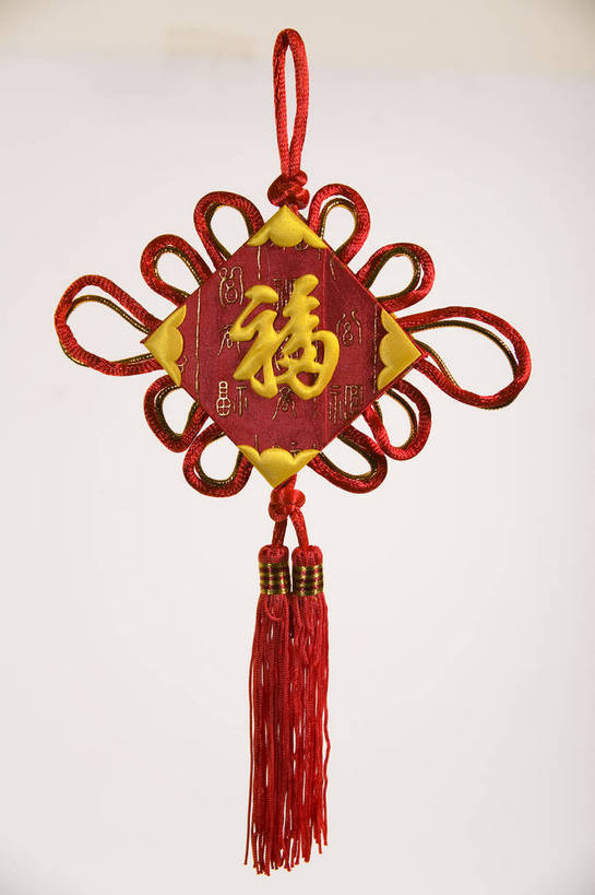 无人,竖图,彩色,室内,静物,中国,节日,艺术,图片,艺术品,文化,物品,装饰品,一个,福字,饰品,工艺品,中国结,竖,摄影,单个,东亚,影棚拍摄,bj174
