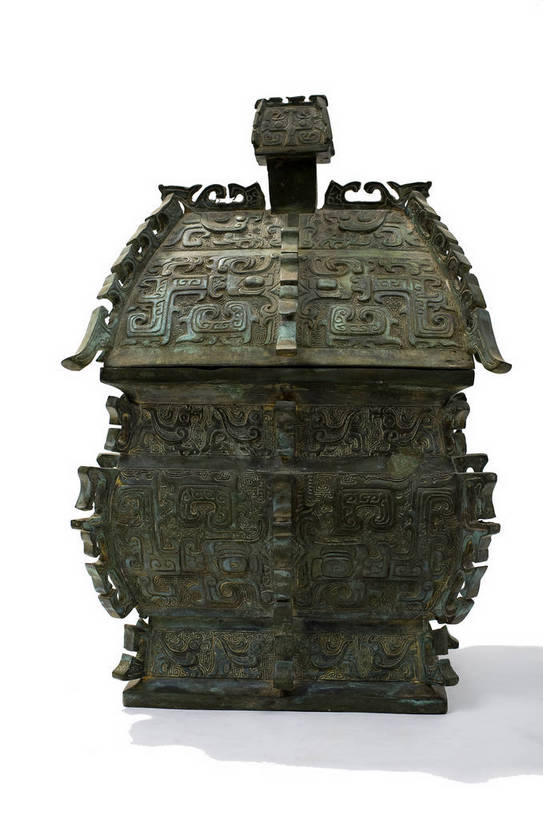 竖图,彩色,静物,金属制品,中国,金属,雕刻,图片,文化遗产,艺术品,古典,历史,文化,文物,装饰品,古代,一个,工艺品,摄影,单个,古董,古物,中国文化,古玩,东亚,青铜,青铜器,古远,古代文明,美术工艺,影棚拍摄,传统文化,青铜制品,酒器,礼器,皿天全方罍,bj174