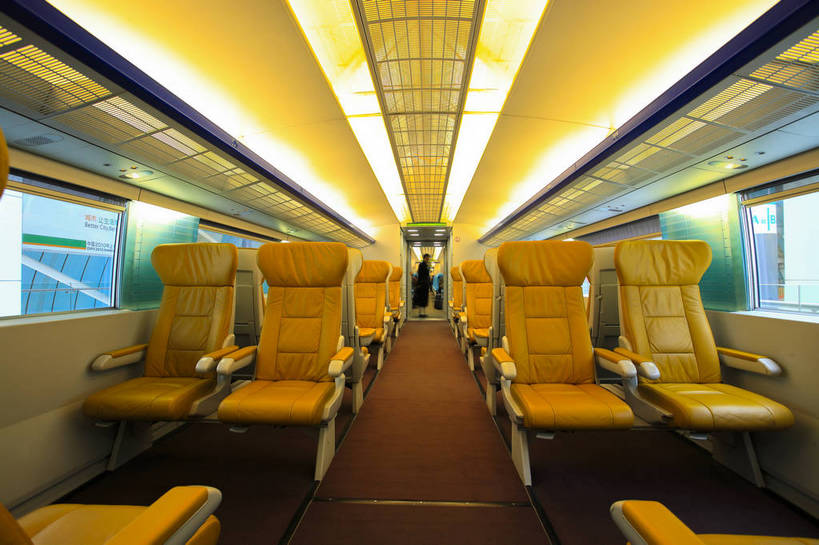 横图,彩色,室内,室外,白天,上海,中国,图片,轨道交通,交通,列车,车厢,座椅,座位,摄影,磁悬浮,东亚,磁悬浮列车,bj174