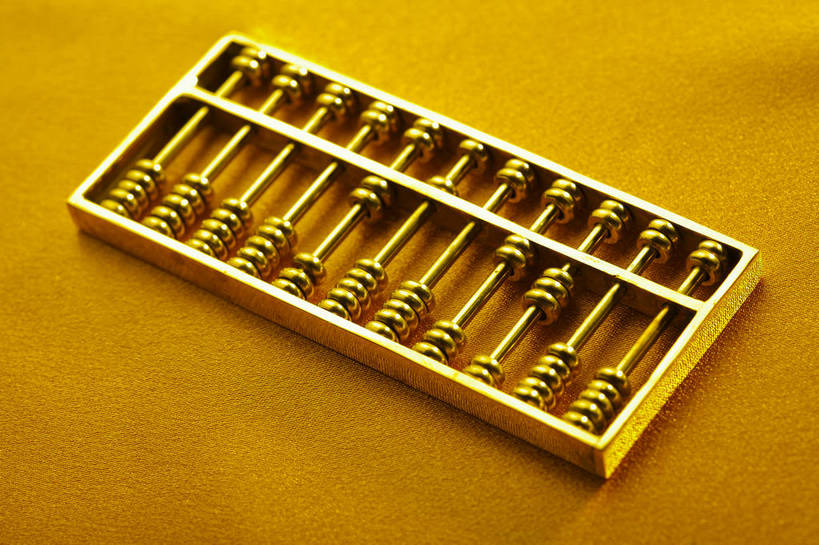 横图,彩色,背景,算盘,静物,中国,图片,纹理,艺术品,物品,装饰品,一个,金色,财富,摄影,单个,中国文化,东亚,美术工艺,影棚拍摄,传统文化,bj174