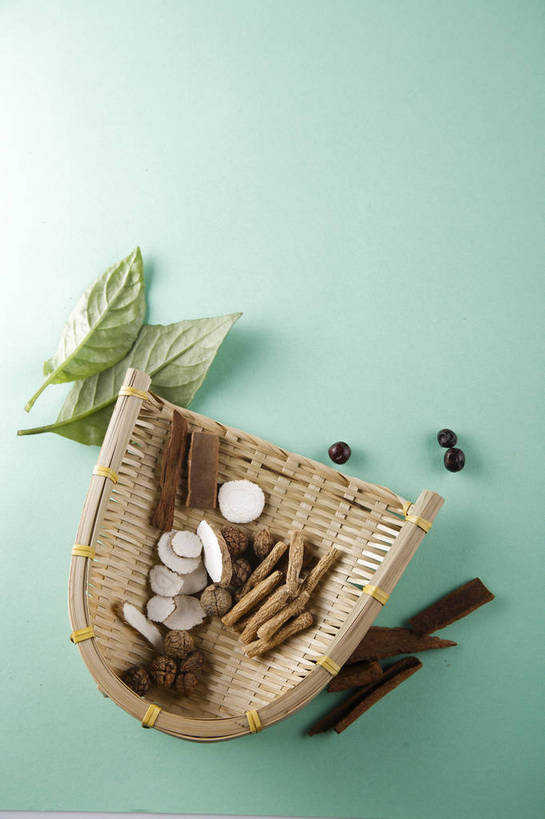 竖图,彩色,静物,中国,许多,底纹,民俗,图片,草药,艺术品,很多,中药,装饰品,多个,养生,摄影,中国文化,药材,中医,东亚,美术工艺,影棚拍摄,传统文化,bj174