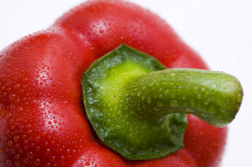 横图,彩色,特写,白天,辣椒,蔬菜,静物,中国,亚洲,图片,食品,水珠,食物,一个,摄影,彩椒,东亚,辣角,红海椒,大椒,辣虎,广椒,甜椒,柿子椒,辣子,海椒,番椒,灯笼椒,影棚拍摄,bj174