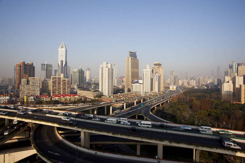 无人,横图,俯视,彩色,室外,白天,旅游,度假,名胜古迹,标志建筑,城市,大桥,道路,地标,建筑,立交桥,桥梁,上海,中国,远眺,遗迹,图片,高架,桥,交通,古迹,文物,娱乐,建设,现代,古建筑,现代建筑,居民区,地标建筑,享受,休闲,旅游胜地,放松,摄影,都市风光,文明,中国文化,高架桥,古文明,延安路,高架道路,跨线桥,繁荣,旅行,高楼,快速路,bj174