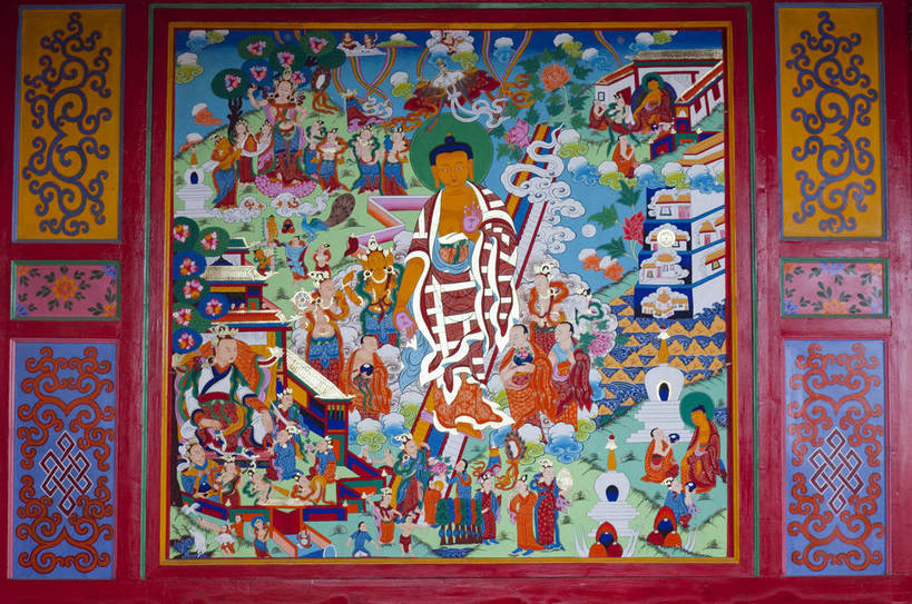 无人,横图,室外,特写,白天,建筑,青海湖,中国,亚洲,艺术,彩绘,壁画,中国文化,东亚,青海,青海省,中华人民共和国,西北地区,青,咸水湖,传统文化,二郎剑风景区,bj174