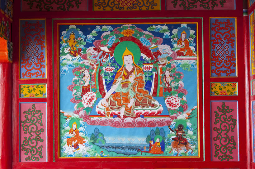 无人,横图,室外,特写,白天,建筑,青海湖,中国,亚洲,艺术,彩绘,壁画,中国文化,东亚,青海,青海省,中华人民共和国,西北地区,青,咸水湖,传统文化,二郎剑风景区,bj174