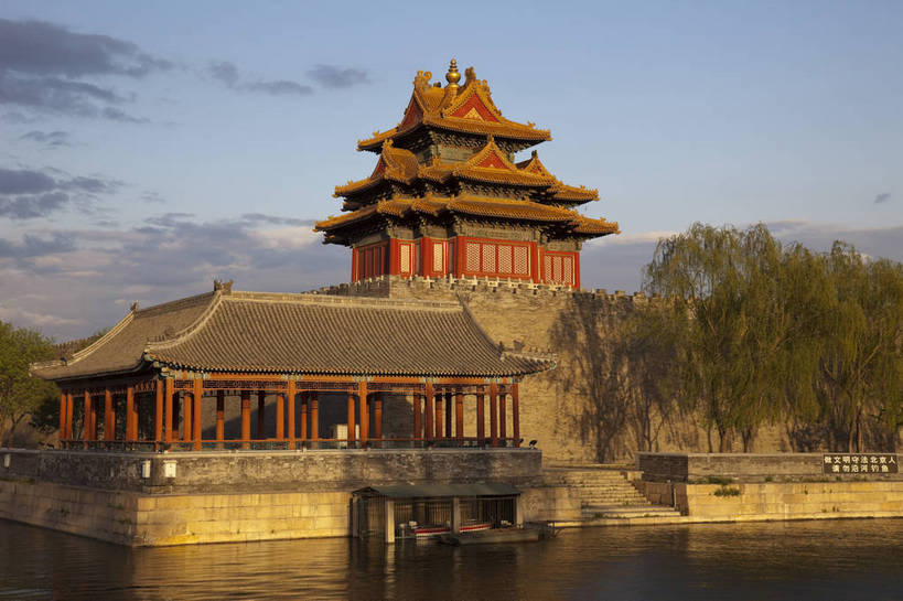 无人,故宫,宫殿,横图,室外,白天,旅游,名胜古迹,标志建筑,地标,建筑,北京,中国,文化遗产,建筑群,古典,建设,角楼,天空,旅游胜地,宫廷,中国文化,东亚,护城河,王宫,旅行,皇宫,传统文化,bj174