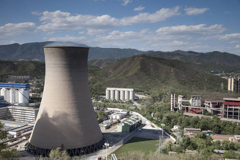 无人,工厂,横图,室外,白天,旅游,北京,中国,设备,现代,工业,经济,冶炼,东亚,繁荣,炼钢,旅行,制造厂,生产工厂,首钢,高炉,冶炼设备,bj174