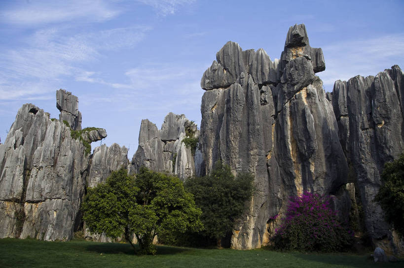 无人,横图,彩色,室外,白天,旅游,度假,草地,草坪,石头,名胜古迹,石林,标志建筑,地标,建筑,昆明,中国,亚洲,遗迹,石子,图片,巨石,古迹,文物,娱乐,建设,古建筑,云南,树木,享受,休闲,旅游胜地,放松,摄影,文明,中国文化,自然风光,昆明市,古文明,东亚,云南省,中华人民共和国,省会,西南地区,滇,自然遗产,石林县,石林彝族自治县,石块,岩石,旅行,云南石林地质公园,传统文化,bj174