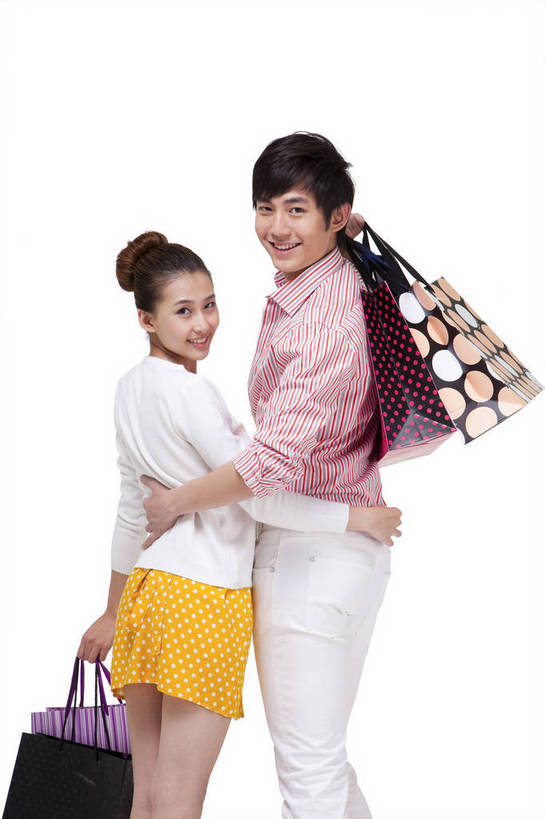 东方人,两个人,站,微笑,竖图,彩色,室内,白天,侧面,购物,时尚,满意,自由,分享,北京,中国,人物,图片,购物袋,浪漫,美丽,休闲装,享受,休闲,背影,活力,可爱,竖,自信,摄影,生活方式,青春,优雅,男人,男性,年轻男性,年轻女性,女人,女性,亚洲人,中国人,年轻人,情侣,半身,影棚拍摄,愉快,bj174