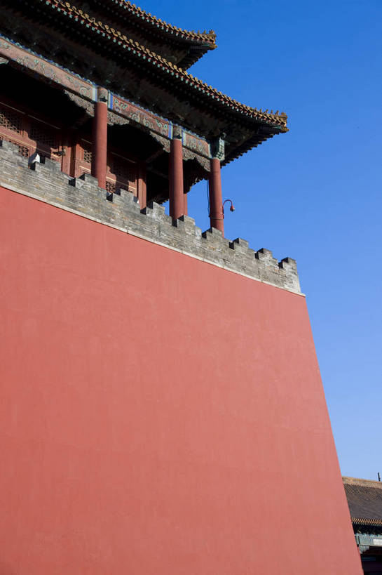 无人,摄影师,故宫,宫殿,竖图,彩色,室外,白天,仰视,旅游,建筑,北京,中国,亚洲,古老,宏伟,古迹,文化,文物,城门,古建筑,午门,东方,蓝天,紫禁城,城楼,晴朗,晴天,雄伟,文明,近景,摄像师,世界文化遗产,bj174