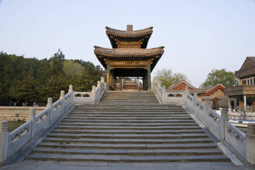 无人,摄影师,颐和园,横图,彩色,室外,白天,仰视,桥梁,北京,中国,亚洲,古老,艺术,亭子,古迹,历史,文化,文物,古建筑,东方,树木,名胜,蓝天,阳光,摄影,晴天,宁静,文明,摄像师,世界文化遗产,皇家园林,祥和,旅行,沧桑,bj174