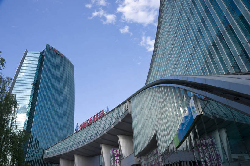 无人,摄影师,横图,彩色,室外,白天,仰视,旅游,城市,大厦,建筑,摩天大楼,写字楼,北京,中国,亚洲,局部,壮观,楼群,东方,现代化,白云,风景,蓝天,安静,规划,经济,雄伟,摄像师,发展,中关村,气势,进步,发达,旅行,高层建筑,bj174