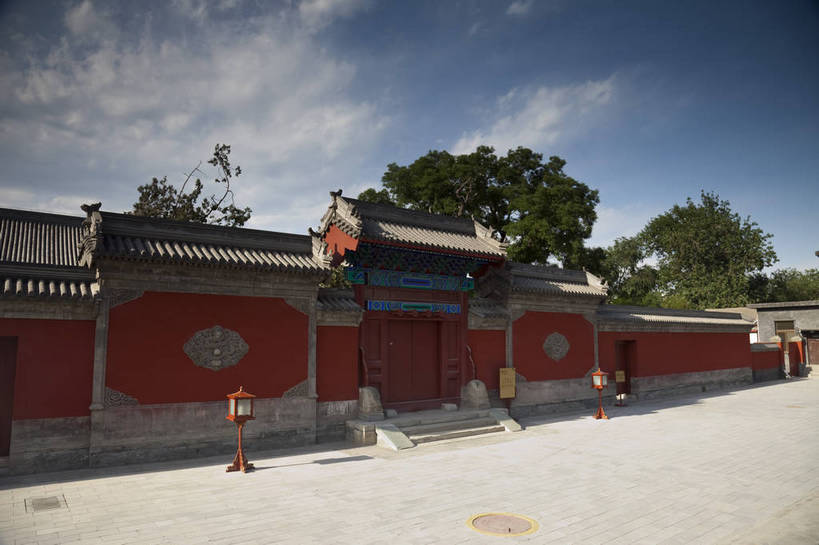 无人,横图,彩色,白天,旅游,名胜古迹,城市风光,城市,建筑,北京,孔庙,中国,亚洲,历史,文化,东方,名胜,白云,风景,蓝天,阳光,古代建筑,晴天,风光,古朴,外景,幽静,北京国子监,国子监,bj174