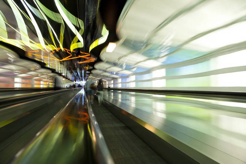 机场,横图,彩色,室内,特写,白天,旅游,建筑,美国,游客,图片,扶梯,通道,交通,辉煌,候机厅,现代建筑,航站楼,旅游胜地,运输,摄影,文明,细节,发展,芝加哥,繁荣,旅行,芝加哥机场,bj174