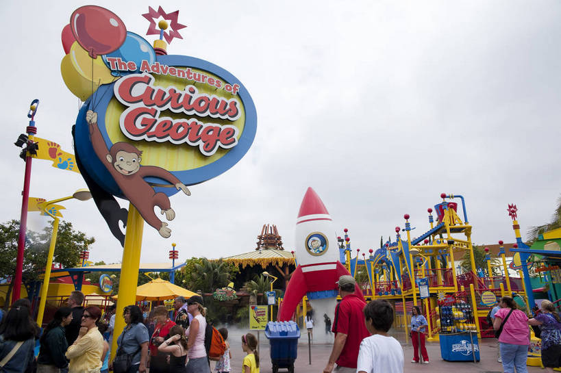 游乐园,横图,彩色,室外,白天,旅游,度假,城市风光,建筑,美国,游客,图片,辉煌,现代建筑,游玩,假日,旅游胜地,摄影,游乐设施,儿童乐园,文明,发展,洛杉矶,影城,繁荣,环球影城,旅行,bj174