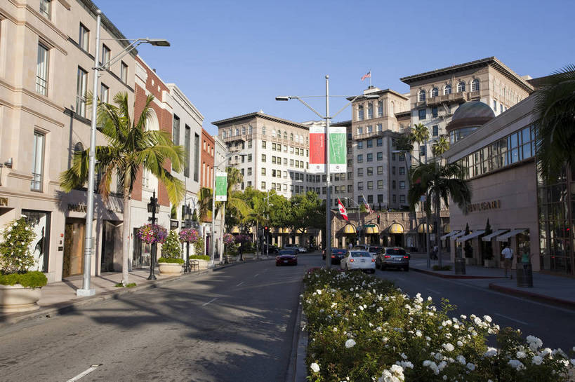 无人,商店,横图,彩色,室外,白天,旅游,美景,城市风光,城市,道路,建筑,街道,路,公路,美国,图片,景观,交通,辉煌,现代建筑,商业街,旅游胜地,景色,摄影,风光,北美,北美洲,文明,加利福尼亚,美洲,发展,加州,洛杉矶,加利福尼亚州,金州,黄金州,北亚美利加洲,亚美利加洲,繁荣,贝弗利山,比华利山,天使之城,马路,旅行,美利坚合众国,bj174