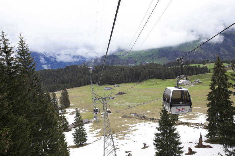 横图,彩色,室外,白天,旅游,度假,美景,名胜古迹,森林,山,山脉,雪山,标志建筑,地标,建筑,松树,瑞士,欧洲,遗迹,图片,山峰,古迹,文物,娱乐,建设,古建筑,缆车,天空,自然,享受,休闲,滑雪场,旅游胜地,放松,摄影,风光,度假村,古文明,中欧,瑞士联邦,旅行,上瓦尔登州,铁力士峰,铁力士雪山,bj174