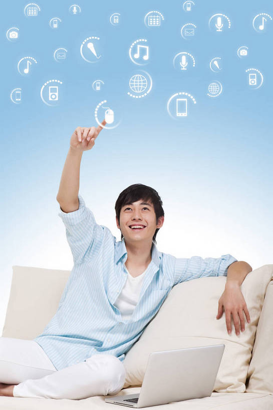 东方人,成年人,中年人,一个人,家庭,坐,微笑,竖图,彩色,室内,衬衫,快乐,自由,幸福,信心,笔记本电脑,互联网,数码,科技,沙发,北京,中国,亚洲,仅一个人,指,阴影,蓝色背景,网络,信息,点,符号,图片,高光,几何,计算机图形,年轻,生活,合成,信息技术,指点,休闲装,黄种人,娱乐,干净,数码合成,现代,曲腿,手势,享受,休息,休闲,健康,舒服,温暖,温馨,一家人,便捷,放松,活力,摄影,生活方式,青春,电脑合成图,数码合成图,和睦,享乐,轻松,指向,愉悦,合成图,清新,单人,东亚,乐观,单独,无忧无虑,上网,男人,男性,年轻男性,亚洲人,中国人,年轻人,触摸,欢乐,开心,愉快,融洽,打手势,bj174