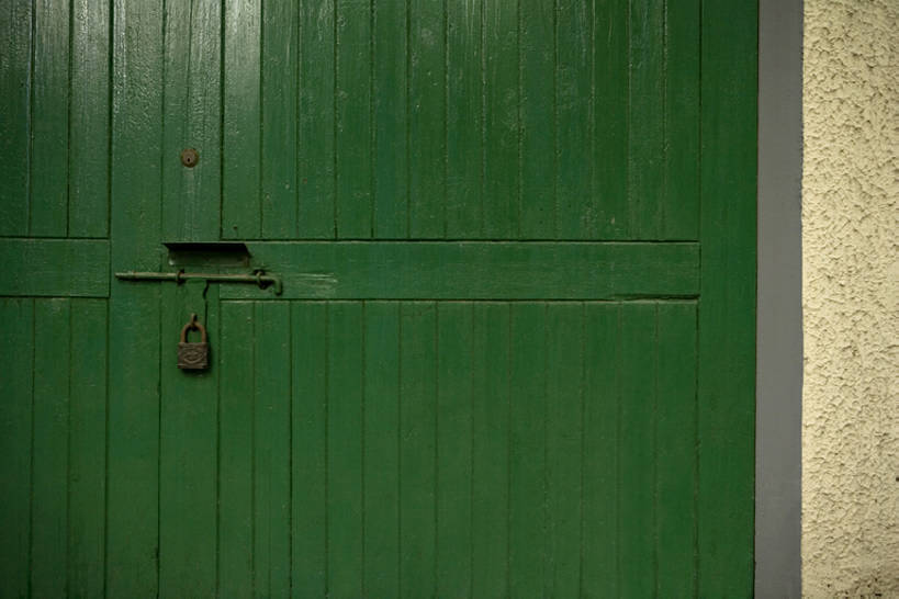 无人,横图,室外,门,关闭,门口,古典,锁,绿色,封闭,合页,bj175